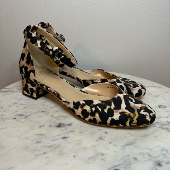 Cabi Kiki Heels Size 8 M leopard shoes animal print - Picture 5 of 11